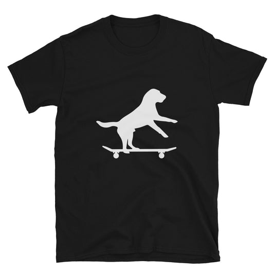 Dog Skateboarding Short-Sleeve Unisex T-Shirt